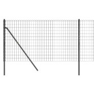 Vidaxl clôture en treillis métallique anthracite 0,8x25 m 154200_2
