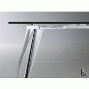 Bureau de Direction en verre Segno- Dellarovere - 210, Transparent_2