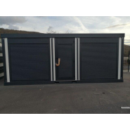 Bureau modulaire L.6.09m x l.2.42m - PREMIUM - Solution modulaire pour accueil du public_2