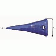 Dents de godet adaptables Feurst AF 3352 P - 6.6 kg - Dimensions précises en mm_2