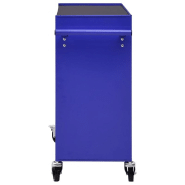 Vidaxl chariot à outils avec 4 tiroirs acier bleu 147188_2