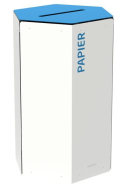 Borne de Tri Hexatri - 50L - Acier Poudré Anti-UV - Ouverture Calibrée_2