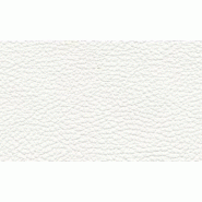 Canapé convertible 2-3 places CanapExpress - 120cm - Matelas Memory 22cm - Tête de lit intégrée - Cuir vachette blanc cassé_2