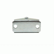 Lot de 4 roulettes fixes en nylon gris de 30 mm, capacité de charge de 30 kg_2