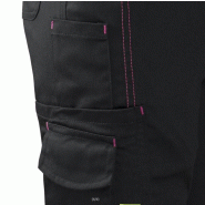 Pantalon de travail pro Femme - Noir - Taille 44 - Entrejambe 88 cm - Référence 980054_2