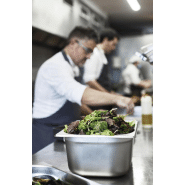 Bac GN Gastro 2/1 en inox - Hauteur 65 mm - Résistant et modulaire - Marque Lacor_2