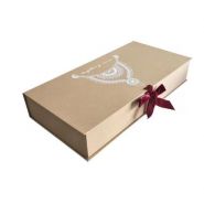 Boîte pliable avec ruban pour emballage haut de gamme