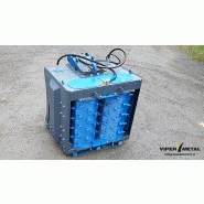 Godets concasseurs pour broyage des déchets - Viper Crusher VPCV-22 - Vipermetal - Moteur à tambour rotatif lent - Matériaux difficiles_2