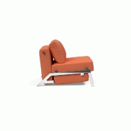 Innovation Living - Fauteuil design convertible Sofabed Cubed 02 Chrome Argus Rust - Lit 200x90 cm_2