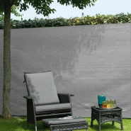 Nature brise-vue de jardin pe 1 x 3 m gris 428523_2