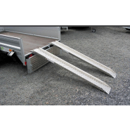 Rampe de chargement en aluminium l=1.8m pour moto - patrick remorques - 6658 a_2