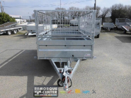 Remorque polyvalente Lider Robust 2M50 - 1 essieu freiné - PTAC 1300 kg - 253 x 134 x H50 cm - Reference GH146-IFW - 2 rampes_2