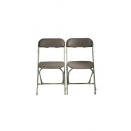 Suzy - chaise pliante en plastique attachable pour extérieur et collectivité - Vif Furniture - bronze/chocolat_2