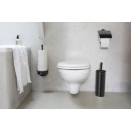 Brosse de toilettes et support - Profile - Black - Brabantia - Nettoyage facile et efficace sous le rebord_2