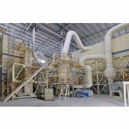 Système de broyage industriel pour dolomite, talc et barytine