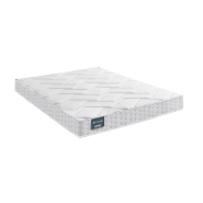 Ensemble lit Dunlopillo EUGEN 140x190 cm - Matelas Aérial 2.0®, sommier tapissier gris et pieds en hêtre massif_2