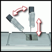Table de sciage TC-TS 2225 U - hauteur de travail 87 cm - rallonges latérales coulissantes_2