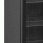 Vitrine réfrigérée noire scu1425 frameless TEFCOLD_2