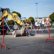 Barrière extensible pliable en acier_2