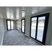 Bungalow de Chantier | Cabane de Chantier  | Container Amenage | Bureau Container | Bureau Conteneur | Modèle Grau 240cmx600cm_2