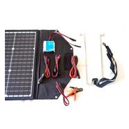 Panneau solaire pliable portable 50W 12V monocristallin avec régulateur MPPT - léger et compact_2