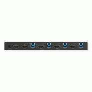 Roline switch kvm, hdmi 4k, usb, 1 user - 4 pc , avec hub usb 3 ports_2