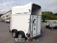 Van à chevaux GOLD ONE ORIGINS ALU - 1 place 1/2 - 2 essieux Traditionnels - PTAC : 1100 à 1600 Kg - 220 x 140 x H 230 cm - Reference -G1340MA19_2