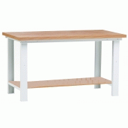 Établi pieds fixes - robuste pour charges lourdes - piètement mécanosoudé et options de personnalisation_2