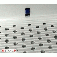 Rampe télescopique XS15F - anodisé argent naturel - longueur ajustable 935 à 1540 mm - charge max 300 kg_2