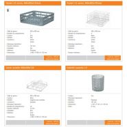 Tf401 - Lave-verre Bartscher GmbH - Hauteur max. des verres 290 mm - Puissance 3.2 kW - Dimensions panier 400x400 mm_2