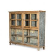 00119001000527 - Meuble présentoir vintage en bois - Francisco Segarra - 187x42xH154cm_2