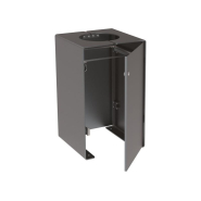 Corbeille KUB en acier - Réf : 306485.Gpro - Design moderne, 120L, avec ou sans couvercle_2