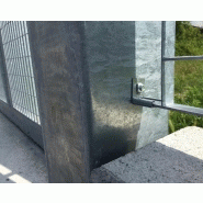 Fixation droite galvanisée pour grillage électro soudé - 62x132 mm - gri29_2