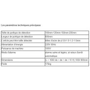 Hd-w801 - Machine multi-fonctionnelle avec convoyeur - Détecteur d'aiguille Haida - Poids : 175 kg_2