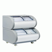 Vitrine froid négatif à deux niveaux Blanc - 408 L | Tefcold - TD500_2