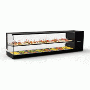 Vitrine réfrigérée LOGIC TRIPLE  - Avec étagères neutres - 8 bacs GN 1/3 | Sayl Barcelona - Avec 1 étagère_2