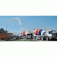 Camions malaxeurs-pompes - Hauteur 3,90m - Longueur 9,20m - Largeur 2,50m - Poids total 32t_2