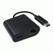 VALUE Convertisseur USB 3.2 Gen 2 type C - Gigabit Ethernet, + 1x PD, 100W_2