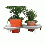 Banc public en métal double assise atech banquette modulable_2