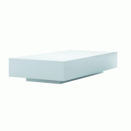 Table basse Offisit T05 forme rectangulaire - Blanc_2