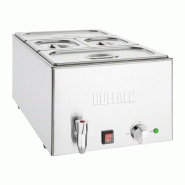 Bain-marie électrique - 2 bacs GN 1/3 et 2 bacs GN 1/6 inclus - avec robinet de vidange | Buffalo_2