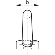 Anneau de levage femelle DIN 582 - REF : 42000 - Acier, capacité 0,07t à 21t, finition zingage_2