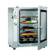 Four mixte à vapeur professionnel doté d'un système de nettoyage automatique - silversteam 10111drs réf. 117731 bartscher_2