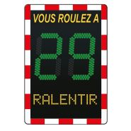 Radar pédagogique Viasis Lite Texte 230V - 3 couleurs d'affichage, 2 textes, écran LED haute visibilité_2