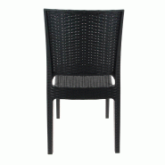 Chaise de restaurant tréssée Florida - GRIS_2