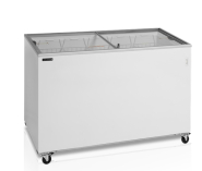 Congélateur coffre vitres plats - 255L - Couvercles vitrés coulissants avec verrou - Classe énergétique D_2