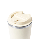 Mug thermos - isotherme double paroi en acier inoxydable - 350 ml avec couvercle_2