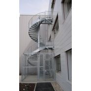 Escalier hélicoïdal Ysotube - Ysofer Esca - Passage 1UP ou 2UP - Utilisation extérieure - Finitions variées_2