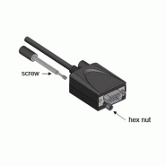 EXSYS EX-2346 Convertisseur de port USB 2.0 vers 1x série RS-422/485, câble, FDTI, noir, 1,8 m_2