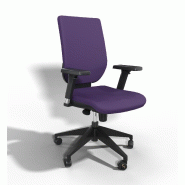 Siège de bureau Tertio  avec translation d'assise - Sokoa - Violet, Réglable hauteur_2